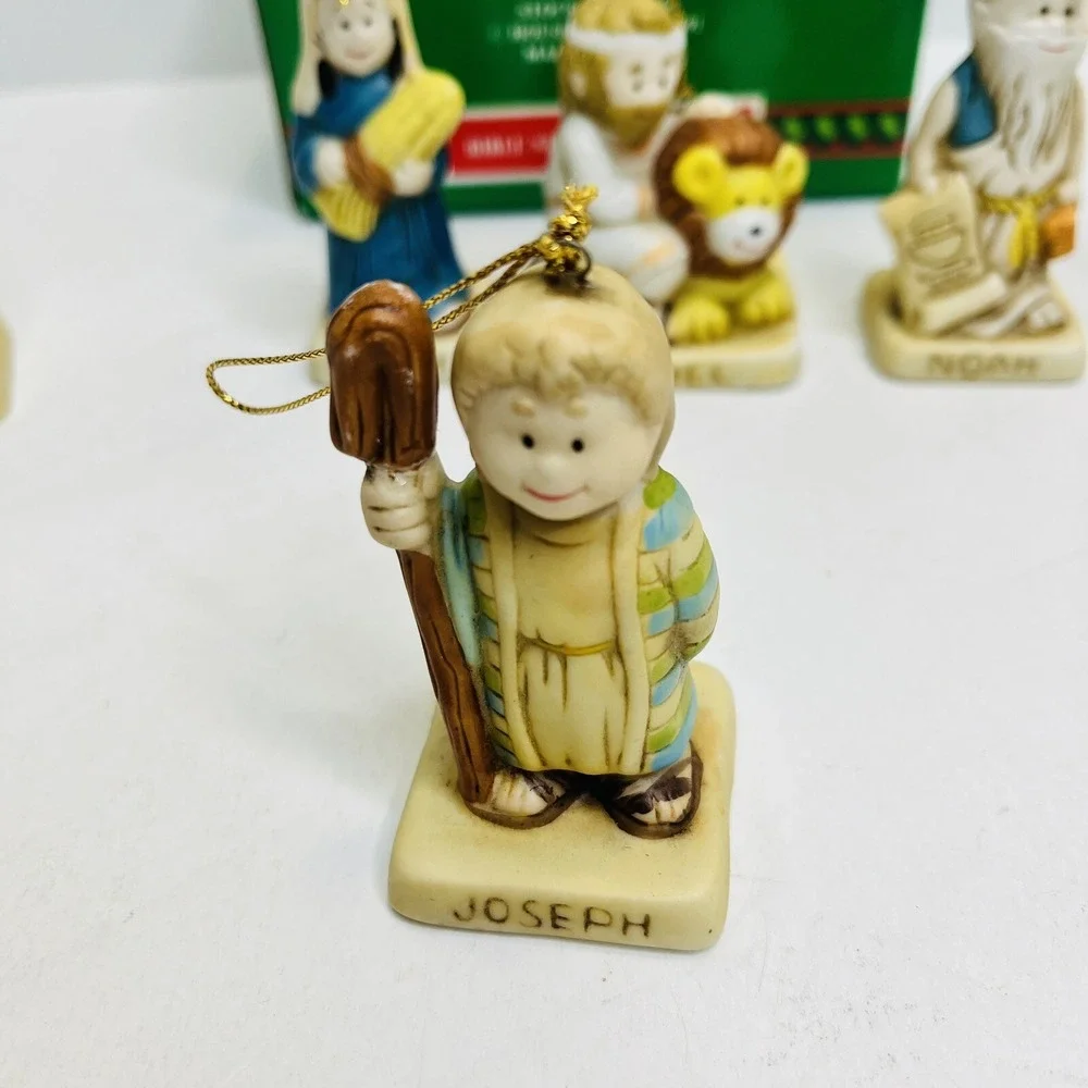 House‎ Of Lloyd Bible Story Ornaments Vtg 1991 Christmas Around The World w/ Box